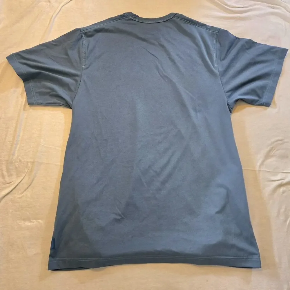 adidas Y-3 Short Sleeve w Pockets Premium T-Shirt Blue Size Small HY1245